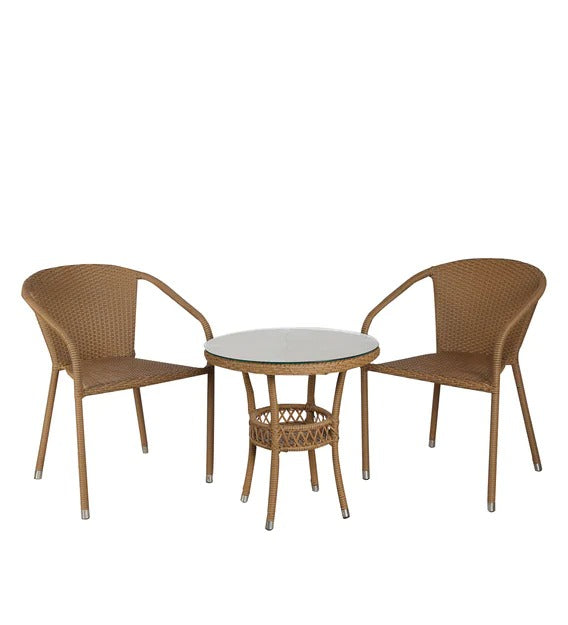 Detec™ Outdoor Coffee Table Set - Beige Color