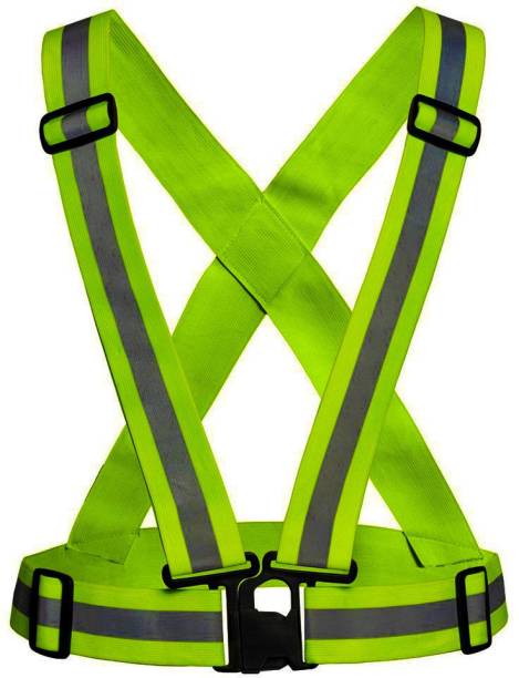  Detec™ safety jacket florescent reflective cross belt