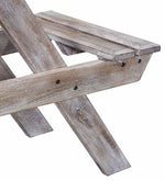 गैलरी व्यूवर में इमेज लोड करें, Detec™ Solid Wood 2 Seater Patio Dining Set - Distress Finish
