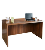 Load image into Gallery viewer, Detec™  Executive Desk (without Pedestal) - Brown Finish

