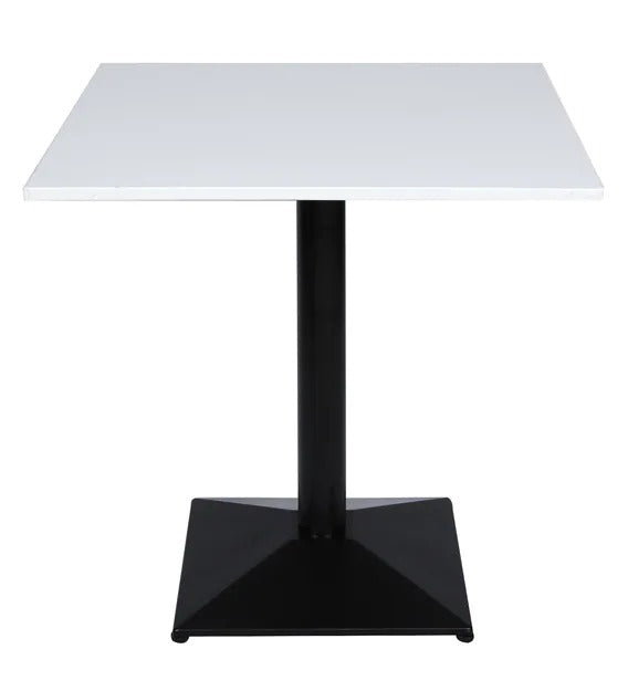 डिटेक™ स्क्वायर कैफेटेरिया टेबल - फ्रॉस्टी सफेद रंग
