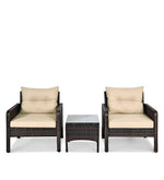 Load image into Gallery viewer, Detec™ Patio set in Brown &amp; Cream Color
