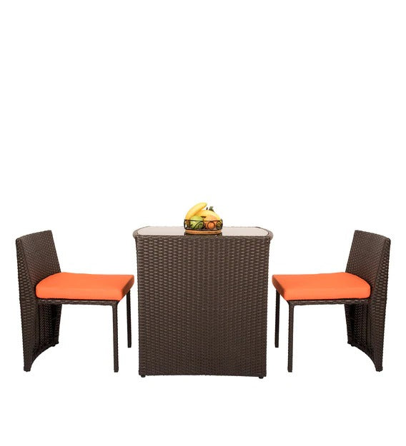 Detec™ कॉफ़ी टेबल सेट - भूरा रंग