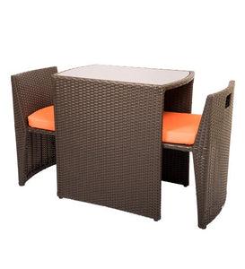 Detec™ Coffee Table Set - Brown Color