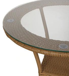 Detec™ Outdoor Coffee Table Set - Brown Color