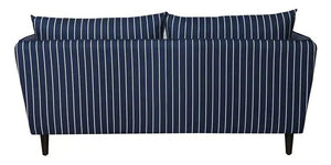 Detec™ Robert Sofa sets - Indigo Blue and White Stripes Color