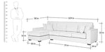 Load image into Gallery viewer, Detec™ Adel  Sectional Sofas RHS with Lounger
