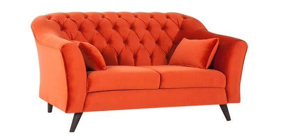 Detec™ Gebhard 2 Seater Sofa - Orange