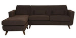 गैलरी व्यूवर में इमेज लोड करें, Detec™ Armin 3 Seater RHS Sectional Sofa - Chestnut Brown Color
