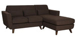 गैलरी व्यूवर में इमेज लोड करें, Detec™ Arno 2 Seater LHS Sectional Sofa - Chestnut Brown Color
