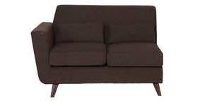 Detec™ Arno 2 Seater LHS Sectional Sofa - Chestnut Brown Color
