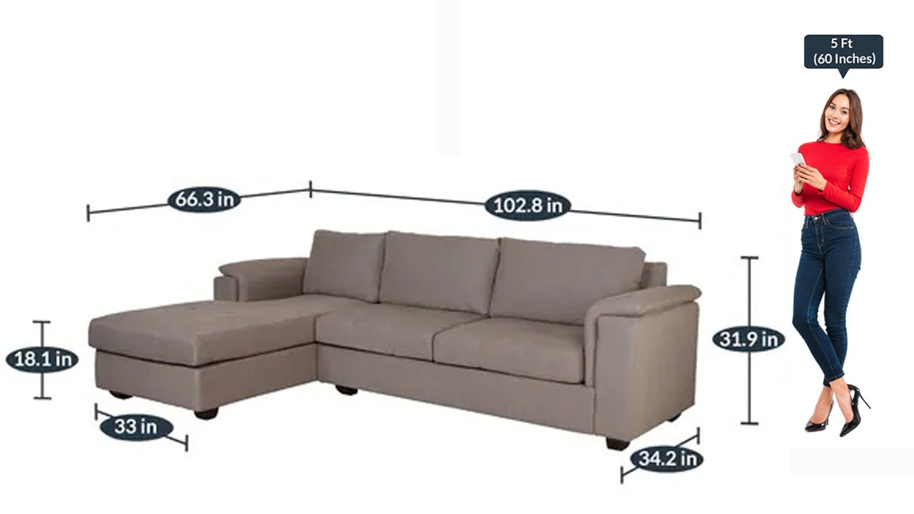 Detec™ Achim Sectional Sofas RHS with Lounger