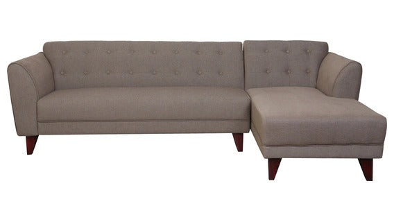 Detec™ Luther 3 Seater LHS Sectional Sofa - Sandy Brown Color