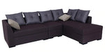 गैलरी व्यूवर में इमेज लोड करें, Detec™ Leon LHS Sectional Sofa with Pouffe - Brown Color
