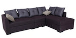 Load image into Gallery viewer, Detec™ Leon LHS Sectional Sofa with Pouffe - Brown Color
