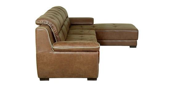 Detec™ Jonas LHS L Shape Sofa - Coffee Brown Color