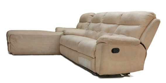 Detec™ Calvin 3 Seater RHS Sectional Sofa - Cream Color