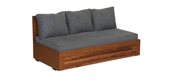 Detec™ Wolfgang Sofa Cum Bed with Storage - Natural Finish 