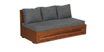 Load image into Gallery viewer, Detec™ Wolfgang Sofa Cum Bed with Storage - Natural Finish 
