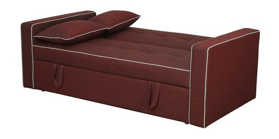 Detec™ Winfried Sofa Cum Bed - Red 