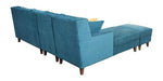 गैलरी व्यूवर में इमेज लोड करें, Detec™ Lothar RHS 3 Seater Sofa Set with Ottoman-Teal Green Color
