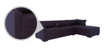 गैलरी व्यूवर में इमेज लोड करें, Detec™ Lotar LHS Sectional Sofa With 4 Cushions - Purple Color
