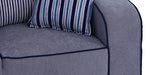 गैलरी व्यूवर में इमेज लोड करें, Detec™ Levin LHS Sofa With Pouffe and Cushions - Grey Color
