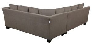 Detec™ Ralph L Shaped Sofa Set with Cushions - Grey Color