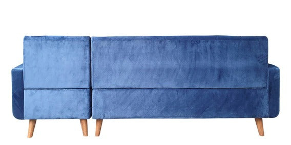 Detec™ Reinhard LHS Sectional Sofa - Blue Color