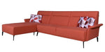 Load image into Gallery viewer, Detec™ Reinhart RHS 3 Seater Sofa with Lounger - Orange Color
