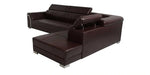 Load image into Gallery viewer, Detec™ Clemens LHS Sectional Sofa with Ottoman - Brown Color
