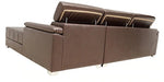 Load image into Gallery viewer, Detec™ Daniel LHS 3 Seater Sofa with Lounger - Brown Color
