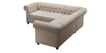 गैलरी व्यूवर में इमेज लोड करें, Detec™ Derek Corner Sectional Sofa with Tufted Back - Beige Color
