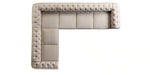 Load image into Gallery viewer, Detec™ Derek Corner Sectional Sofa with Tufted Back - Beige Color

