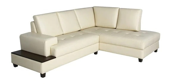 Detec™ Heini LHS L Shape Sofa - Cream Color