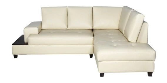 Detec™ Heini LHS L Shape Sofa - Cream Color