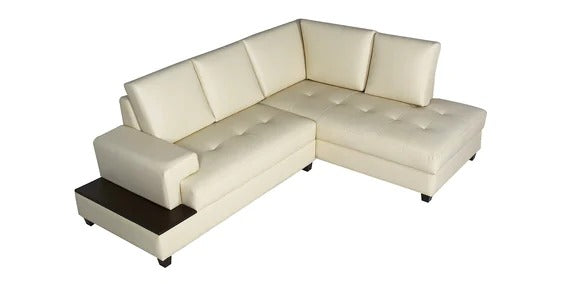 Detec™ Heini LHS L Shape Sofa - Cream Color