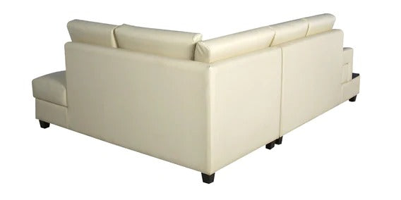 Detec™ Heini LHS L Shape Sofa - Cream Color