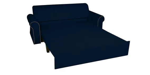 Detec™ Reinhard Sofa Cum Bed with Storage - Blue