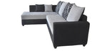 Load image into Gallery viewer, Detec™ Paul RHS Sectional Sofa - Grey &amp; Black Color
