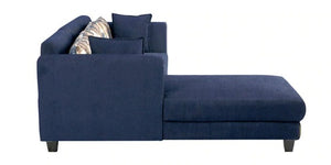 Detec™ Wilfried 3 Seater RHS Sectional Sofa - Blue Color