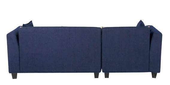 Detec™ Wilfried 3 Seater RHS Sectional Sofa - Blue Color