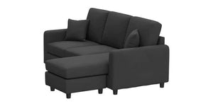 Detec™ Karl 4 Seater LHS Sectional Sofa - Dark Grey Color