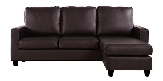 Detec™ Karlheinz LHS 2 Seater Sectional Sofa - Brown Color