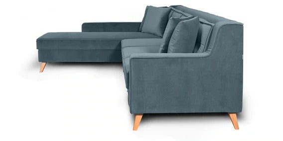 Detec™ Mirko RHS 3 Seater Sofa with Lounger