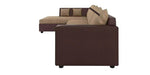 Load image into Gallery viewer, Detec™ Mirco 3 Seater RHS Sectional Sofa - Camel &amp; Brown Color
