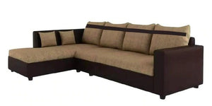 Detec™ Mirco 3 Seater RHS Sectional Sofa - Camel & Brown Color