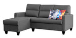 Load image into Gallery viewer, Detec™ Meinrad 2 Seater RHS Sectional Sofa - Dark Grey Color

