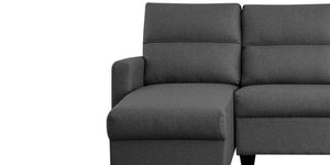 Detec™ Meinrad 2 Seater RHS Sectional Sofa - Dark Grey Color