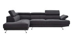 Load image into Gallery viewer, Detec™ Tiedemann 4 Seater RHS Sectional Sofa - Dark Grey Color

